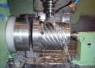 Helical distributor milling