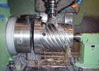 Helical distributor milling